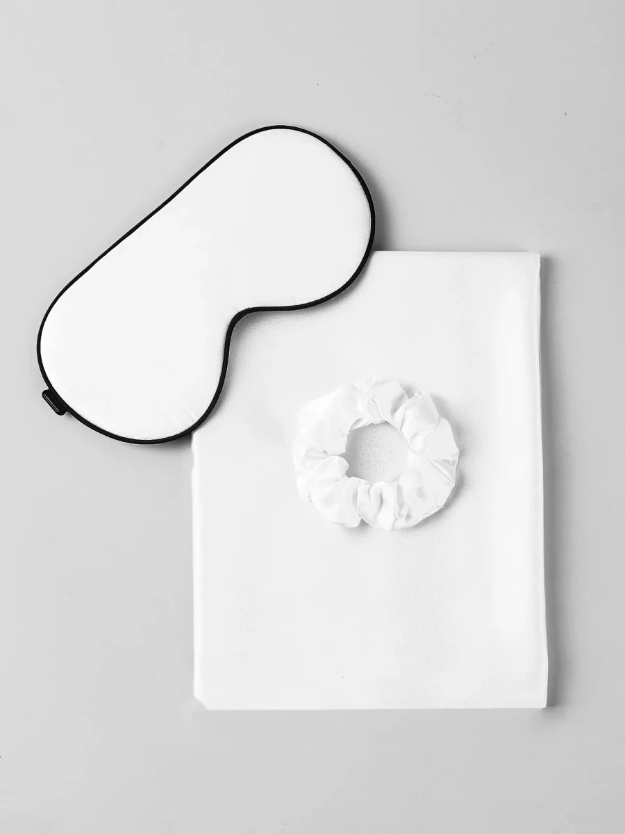 19Momme Juego de 3 piezas Juego de sueño de belleza agradable a la piel de seda (Cremallera) - Imagen 8