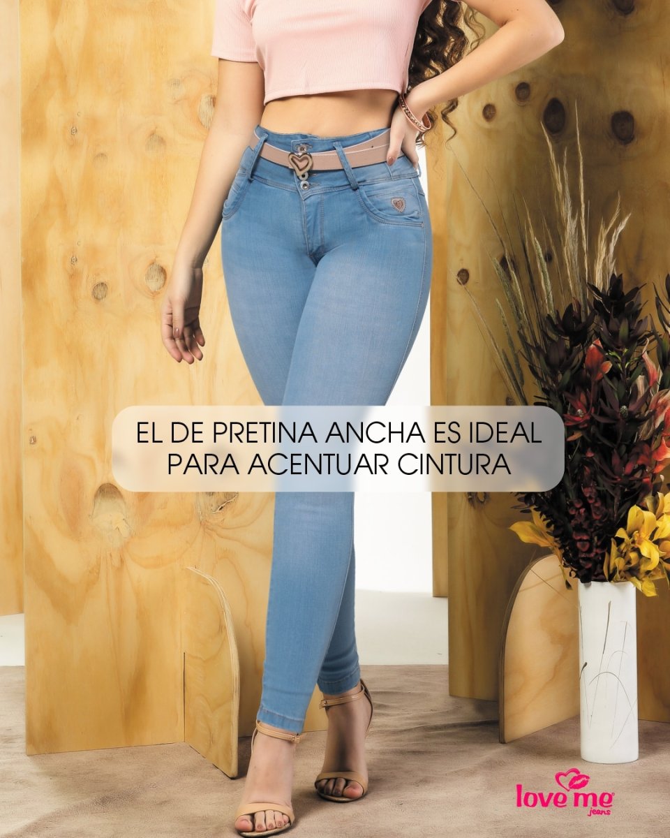 PANTALÓN COLOMBIANO LEVANTACOLA SIN BOLSILLOS HORMA PERFECTA 012LV - Imagen 3