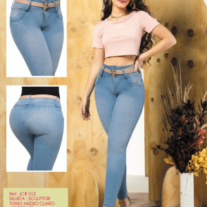 PANTALÓN COLOMBIANO LEVANTACOLA SIN BOLSILLOS HORMA PERFECTA 012LV