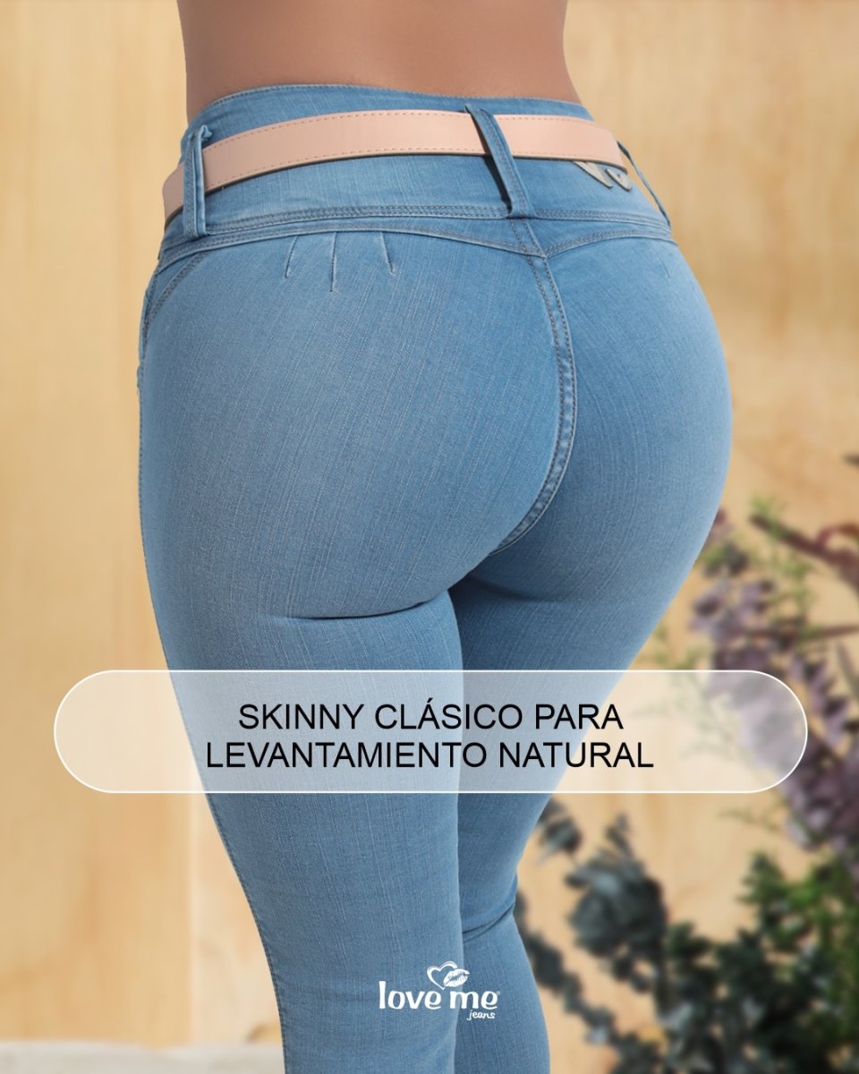 PANTALÓN COLOMBIANO LEVANTACOLA SIN BOLSILLOS HORMA PERFECTA 012LV - Imagen 4