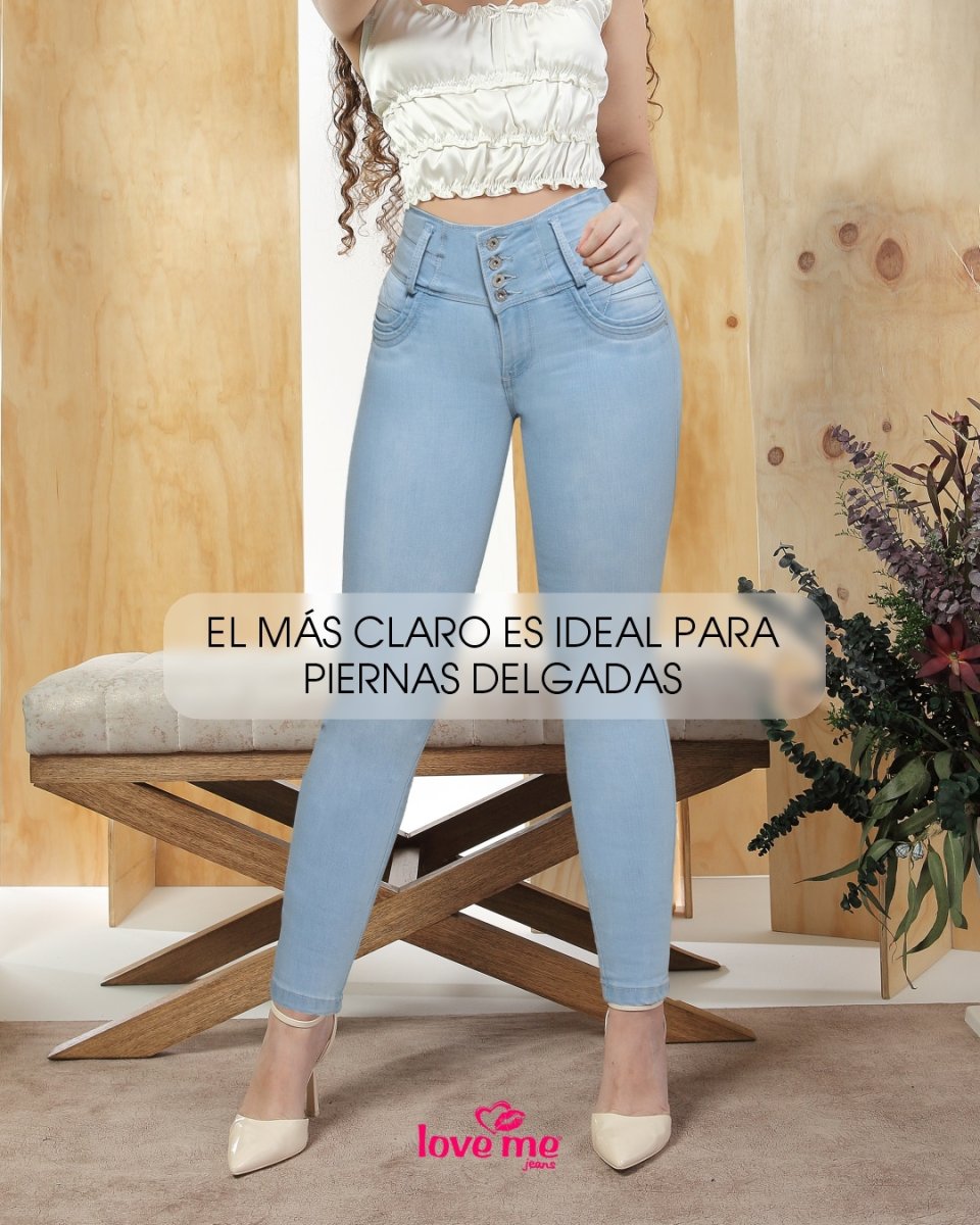 VAQUERO COLOMBIANO PUSH-UP SIN BOLSILLOS LOVEME 014LV - Imagen 3