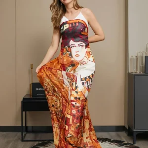 Bufanda Rectángulo Estampado Seda Pura / Chal 175x105cm