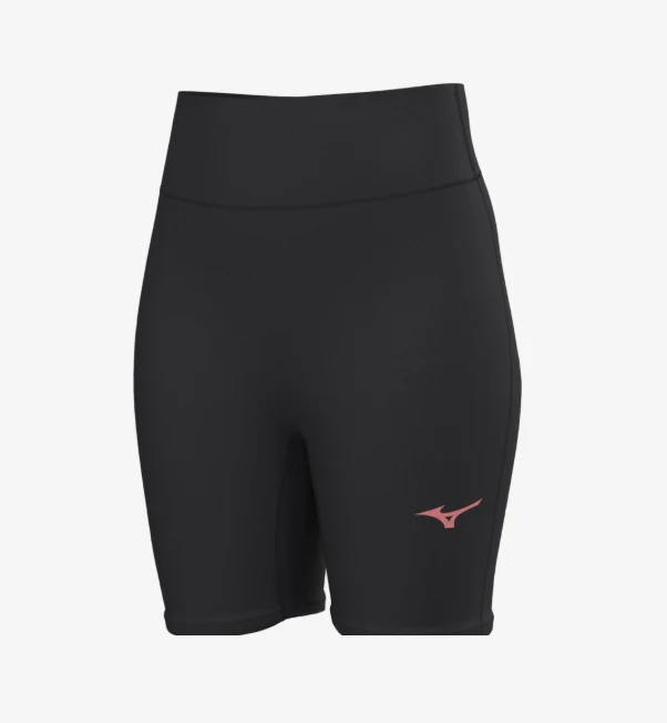 LEGGINGS MIZUNO MUJER ATHLETIC SHORT WOS NEGRO - Imagen 2