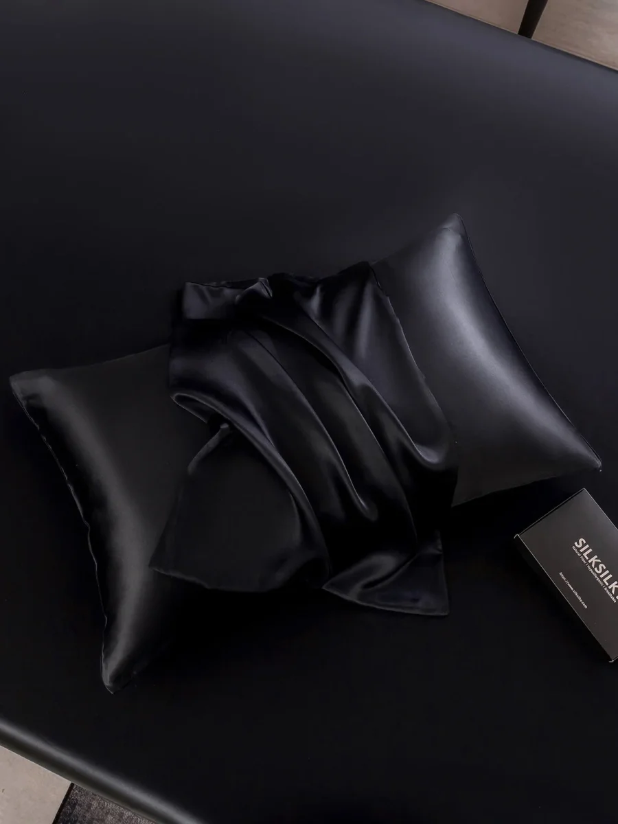 2 Piezas 22Momme Funda De Almohada De Seda - Cierre Cremallera - Imagen 9