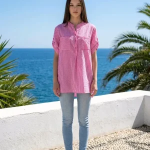 Blusa 3/4 de rayas