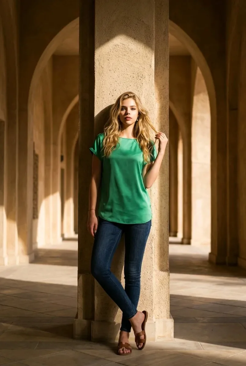 Blusa de satén - Imagen 3