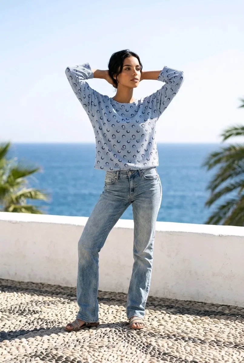 Blusa estampado geométrico - Imagen 5