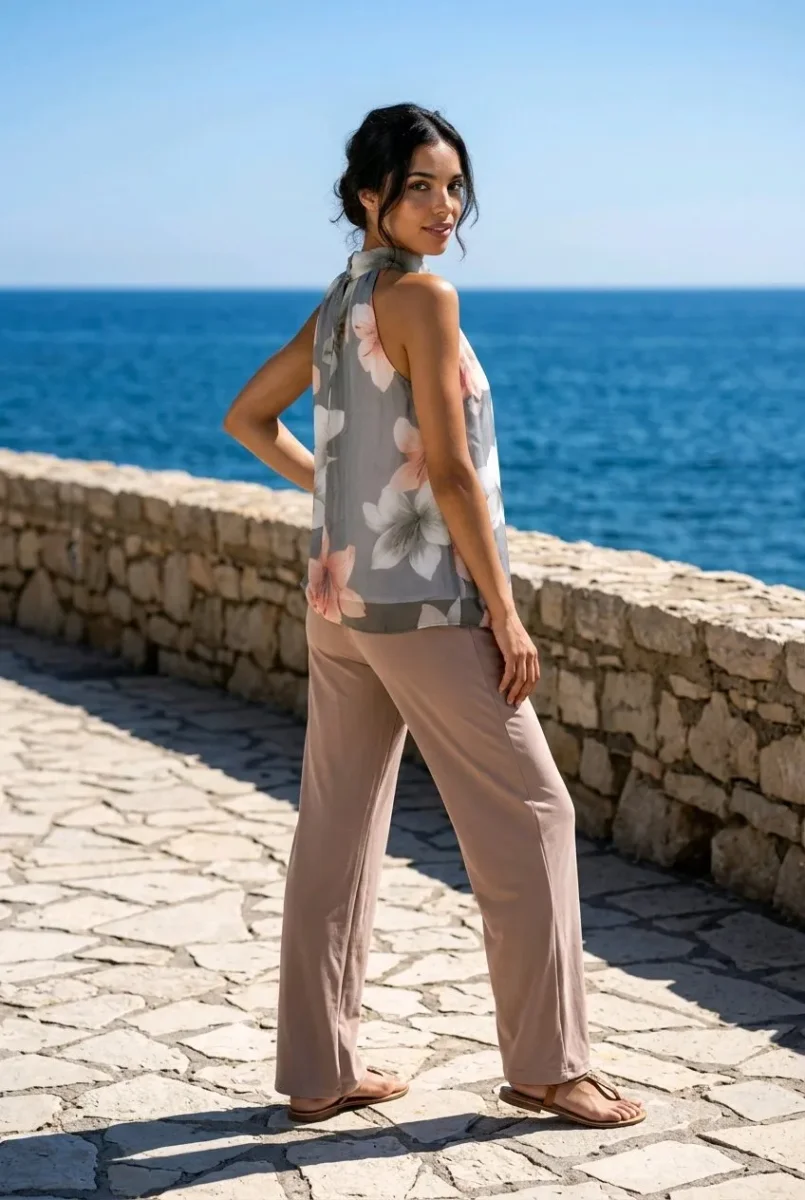 Blusa top floral - Imagen 4