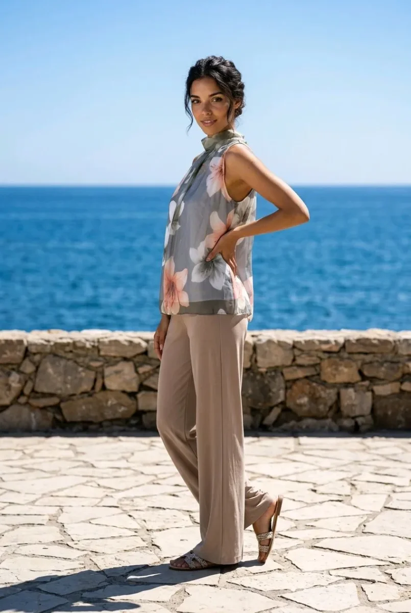Blusa top floral - Imagen 3