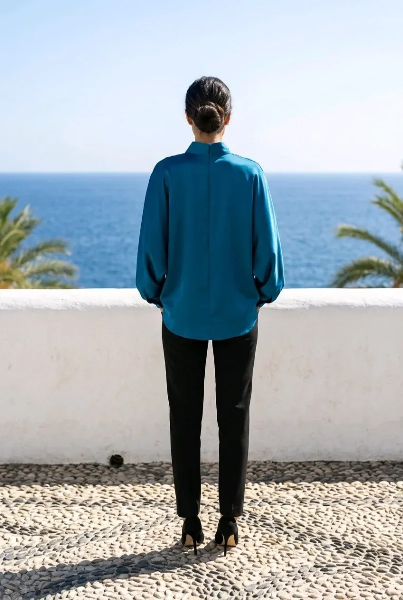 Blusa de satén - Imagen 5