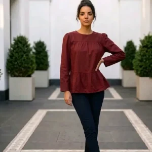 Blusa faldón