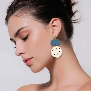 Pendientes colgantes diseño redondeado, Joanne