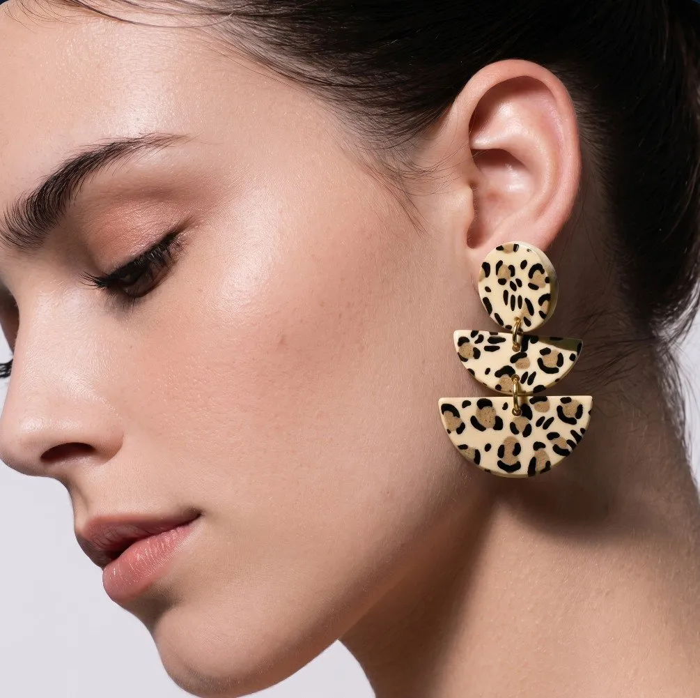 Pendientes geométricos diseño animal, Nature - Imagen 7