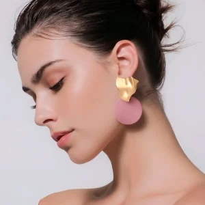 Pendientes geométricos acrílicos, Zoey