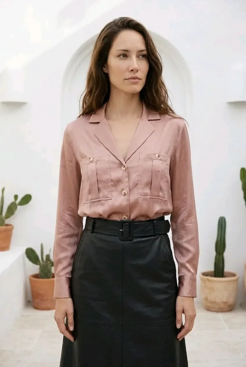 Blusa raso - Imagen 3