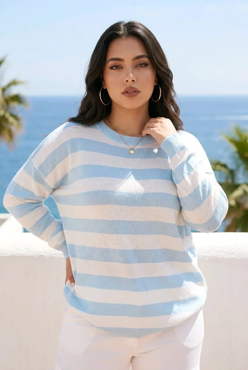 Jersey de rayas estilo navy - Imagen 3