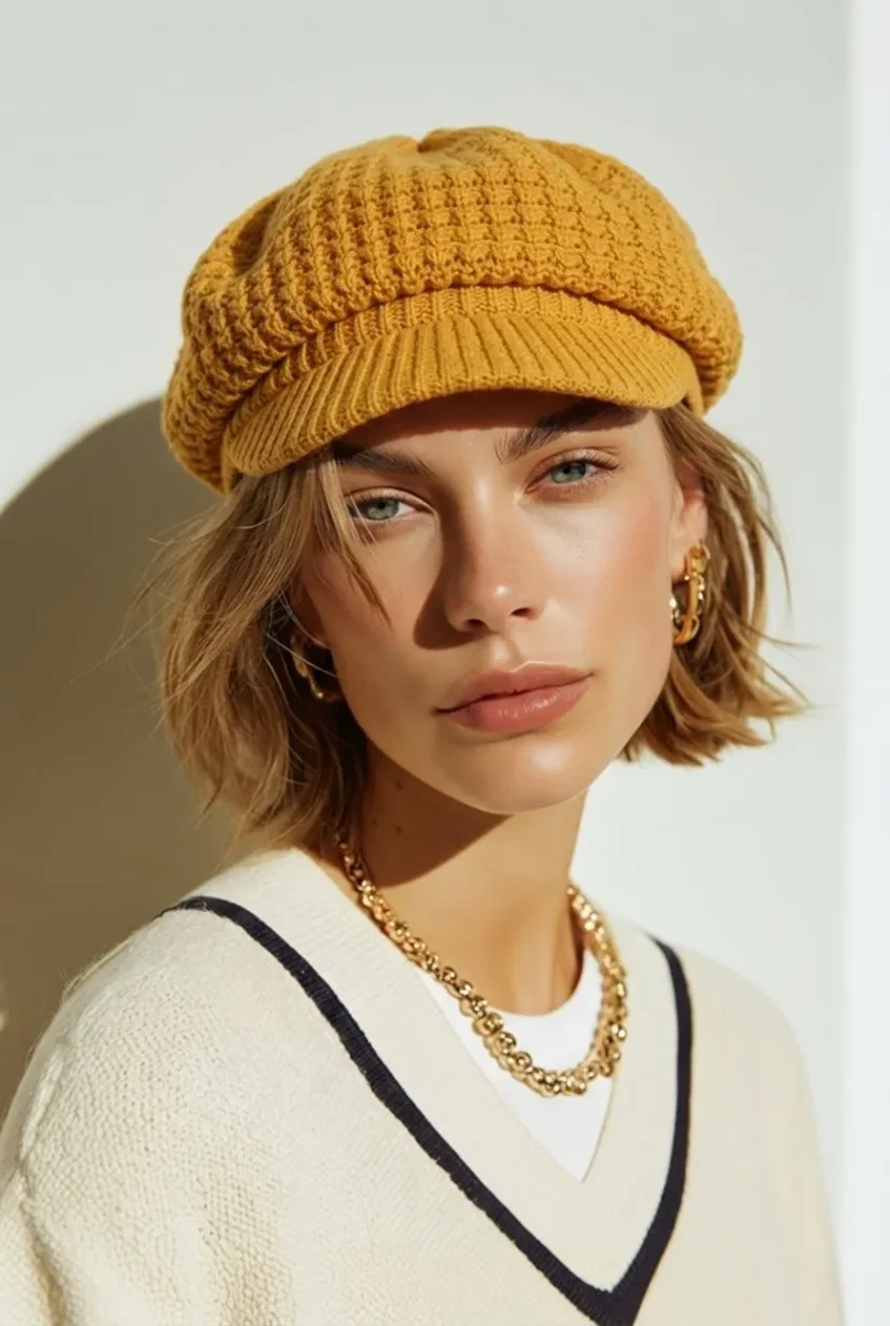 Gorra de lana con visera - Imagen 2