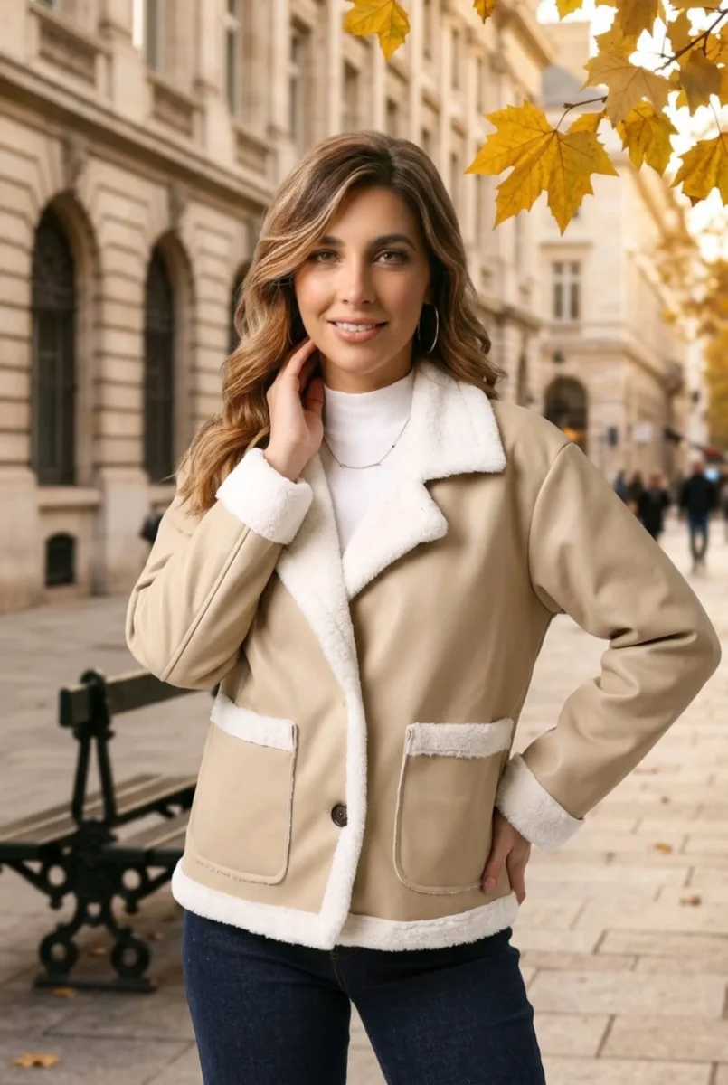 Chaqueta símil cuero - Imagen 9