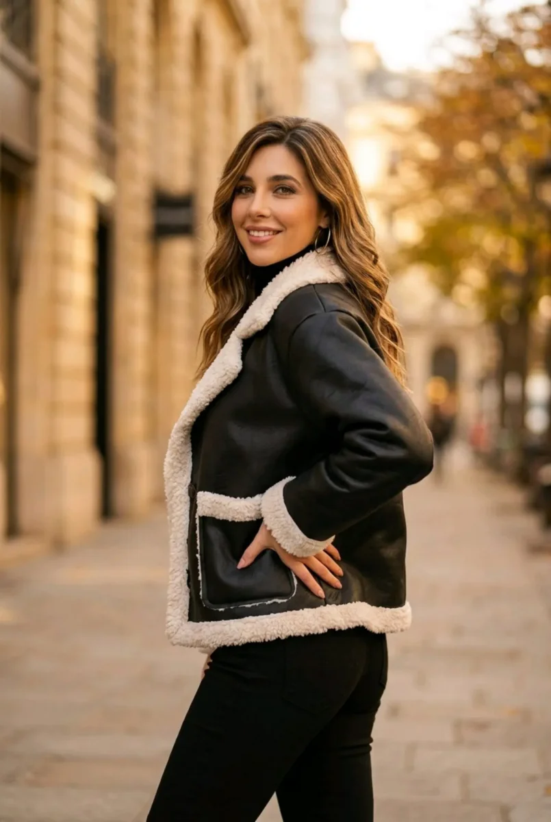 Chaqueta símil cuero - Imagen 4