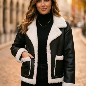 Chaqueta símil cuero