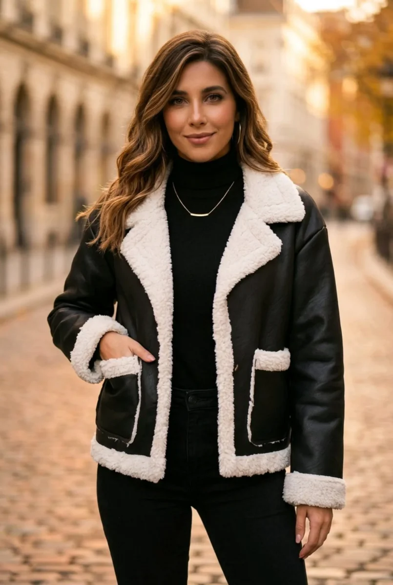 Chaqueta símil cuero - Imagen 2