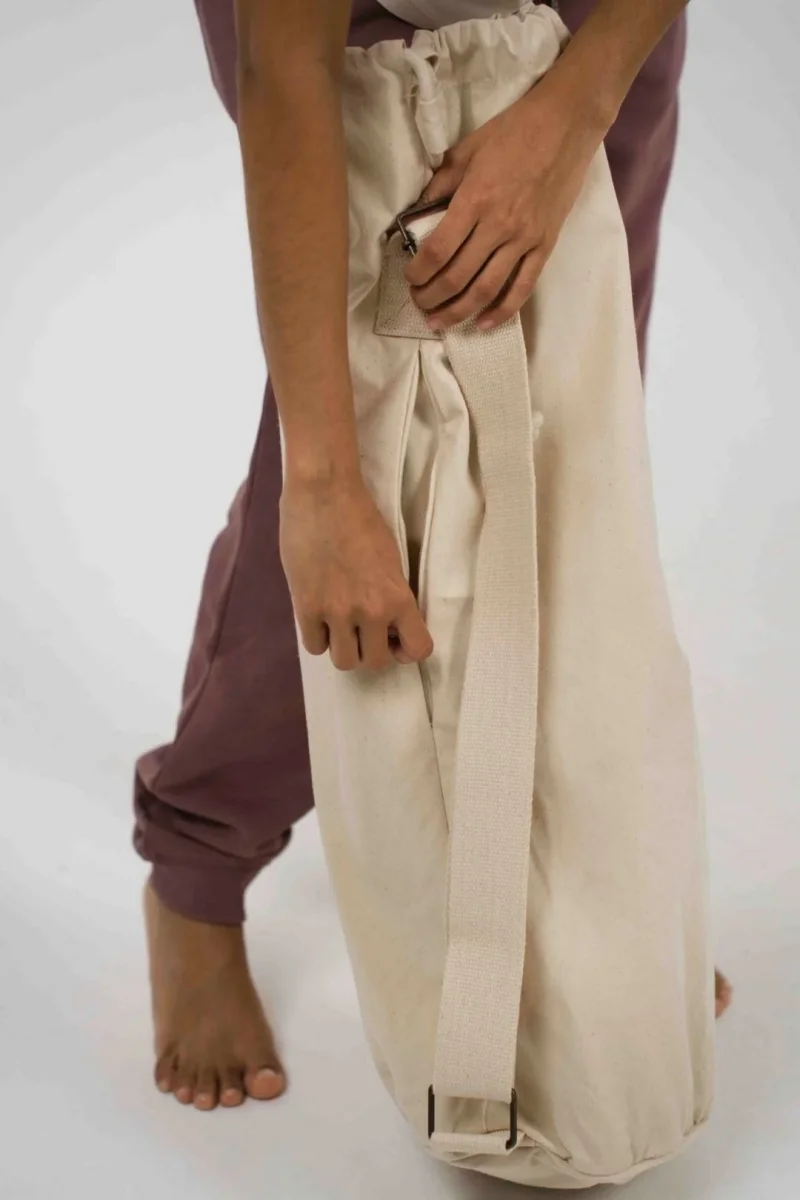 Bolsa de yoga con bolsillo oculto - Natural - Imagen 4