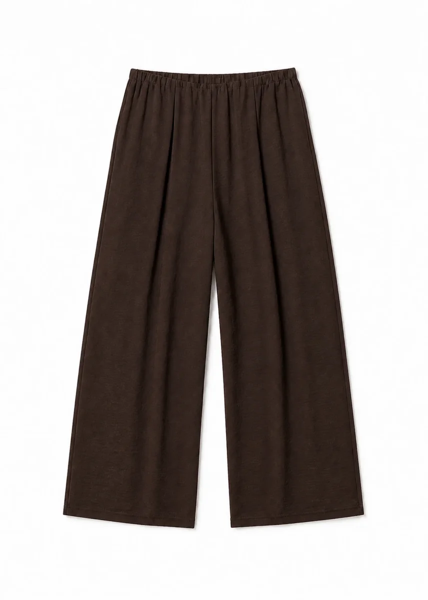 Pantalones anchos fluidos - Imagen 3
