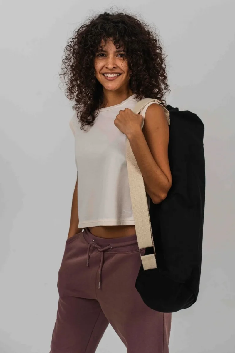 Bolsa de yoga con bolsillo oculto - Negro - Imagen 3