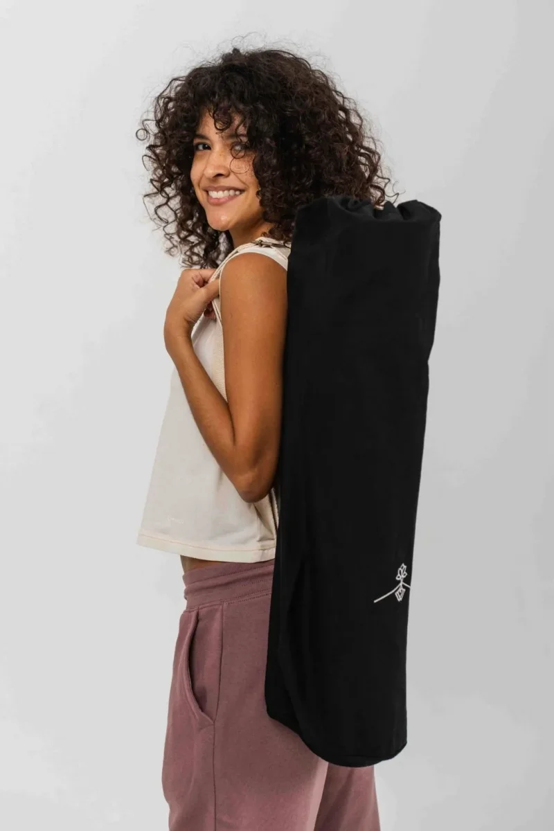 Bolsa de yoga con bolsillo oculto - Negro - Imagen 6