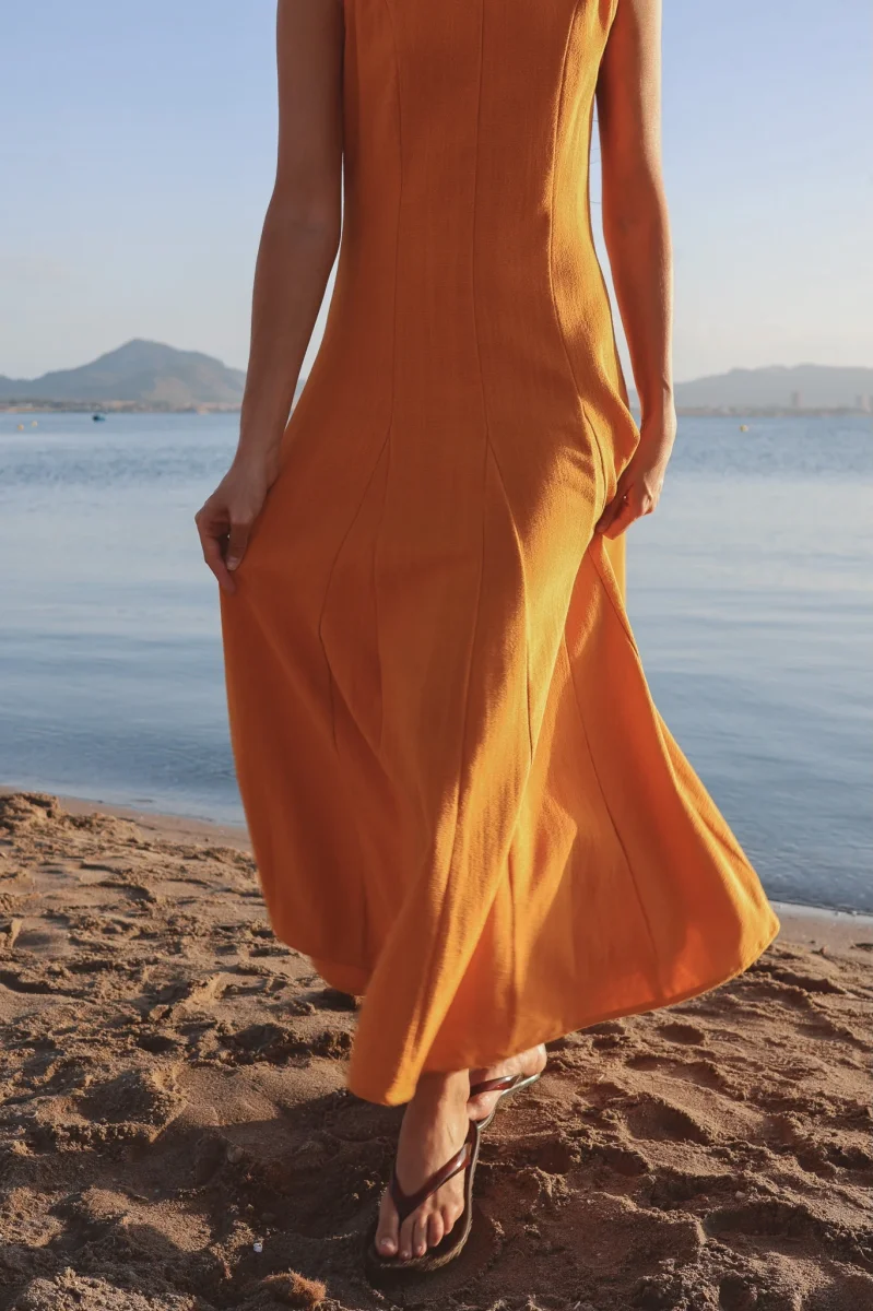 Vestido Agrume Naranja - Imagen 8
