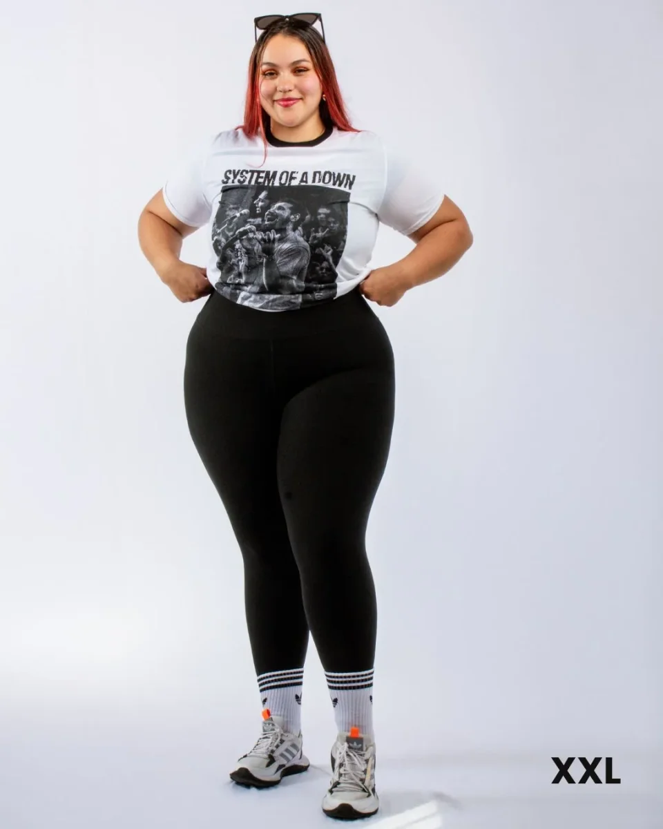Leggins Plus Size Control Abdomen, Bolsillo y Antitransparencia - Imagen 5
