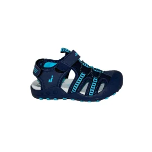 SANDALIA JOLUVI INFANTIL CROSS MARINO/FUCSIA