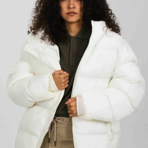 Anorak acolchado materiales reciclados - Blanco