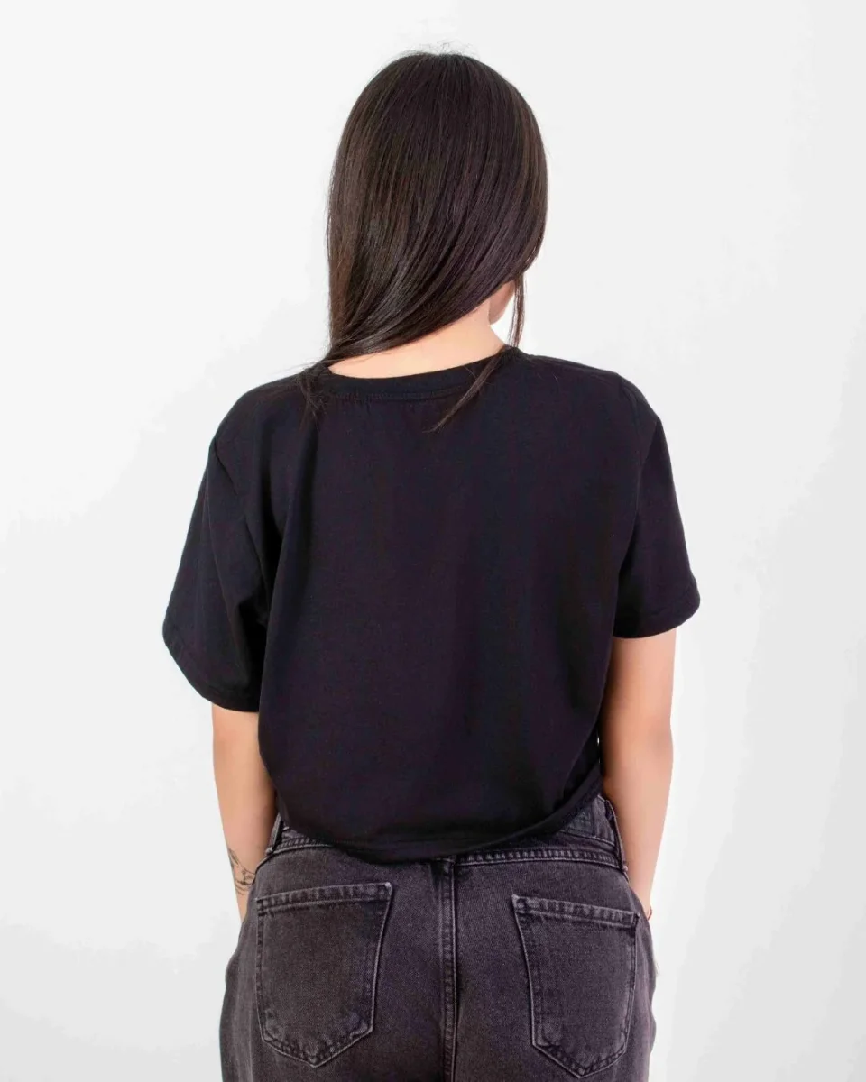 Crop Basic Negro - Imagen 5