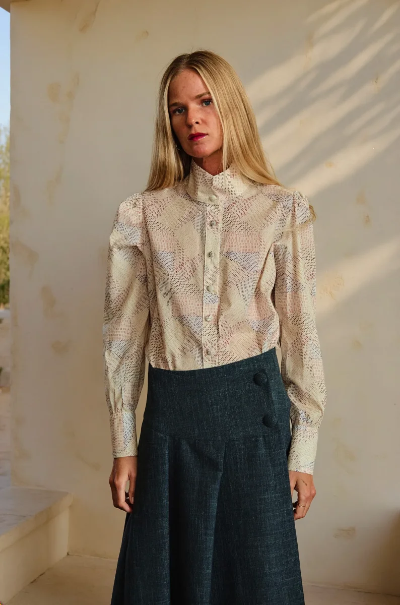 Blusa Pureza Lazo Estampada - Imagen 3