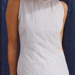 Top Brisa Rayas Azul