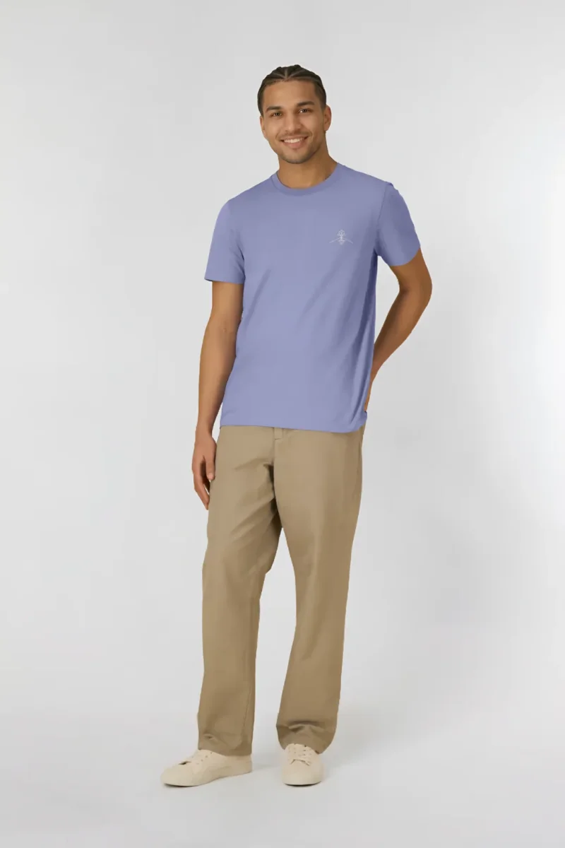Camiseta algodón orgánico - Lavanda - Imagen 3