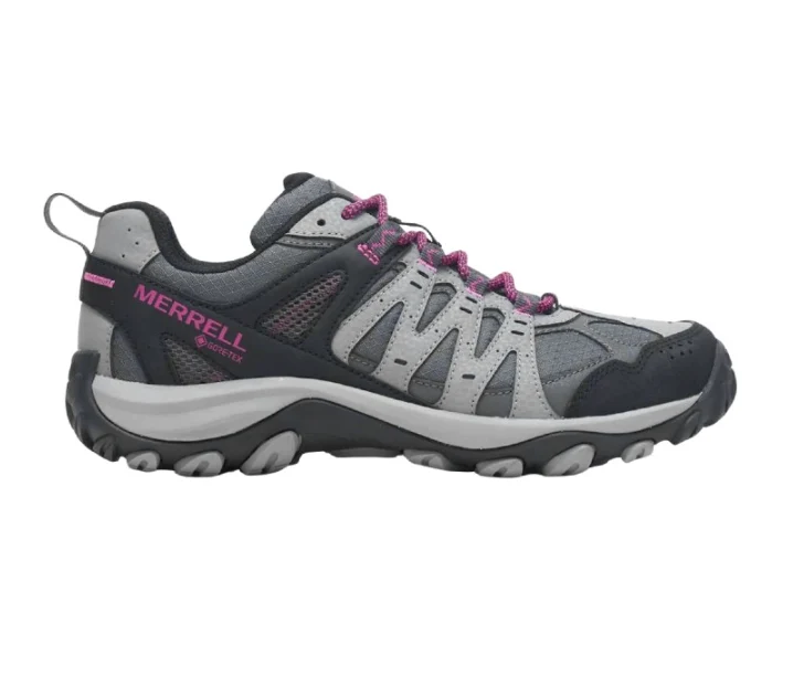 ZAPATILLA MERRELL ACCENTOR 3 SPORT GTX MUJER GRIS-FUCSIA - Imagen 2