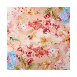 Pure Silk Floral Bliss Square Scarf - Tamaño 53x53cm