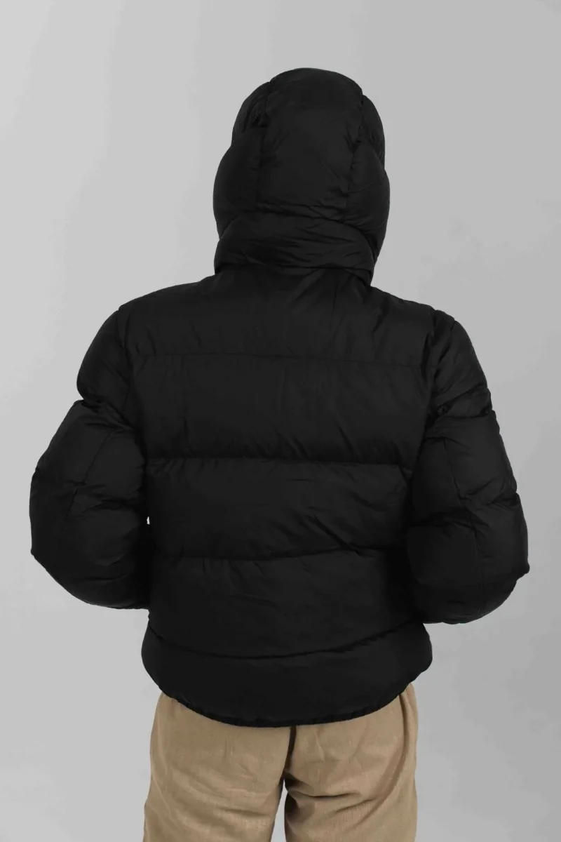 Anorak acolchado materiales reciclados - Negro - Imagen 7