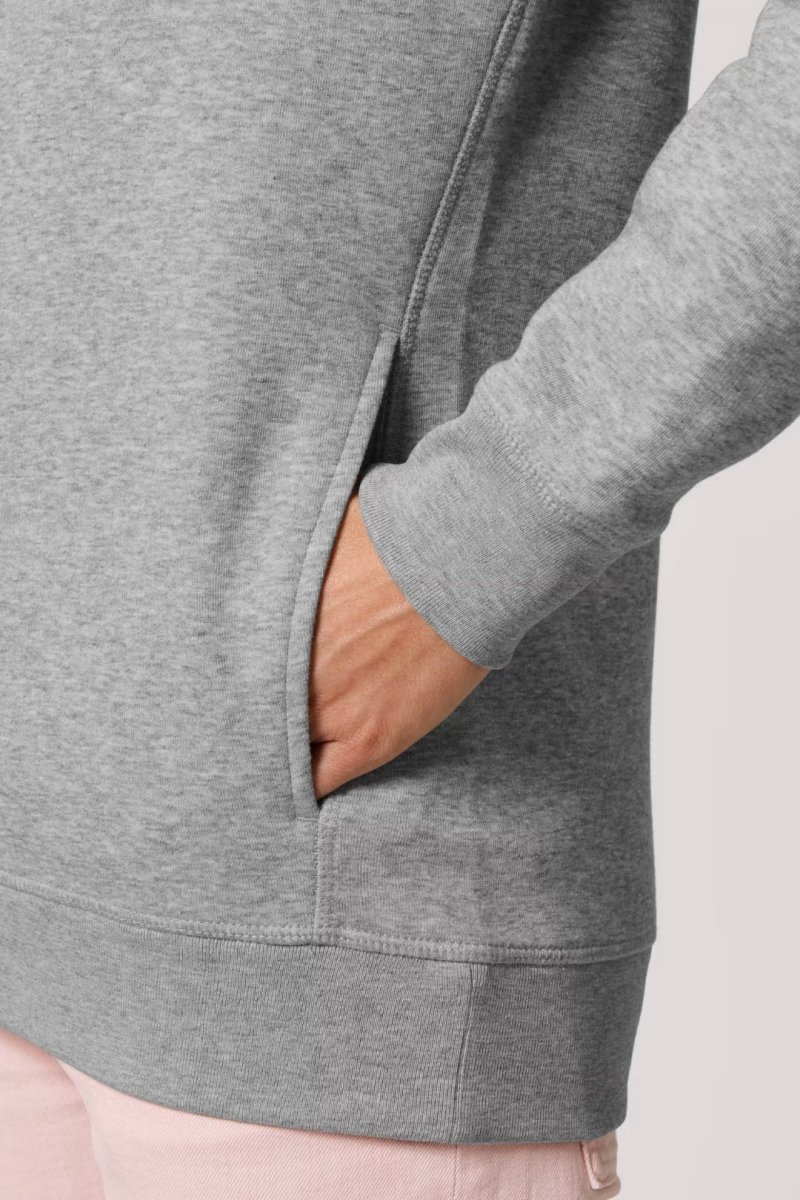 Sudadera orgánica - Gris Jaspeado - Imagen 3