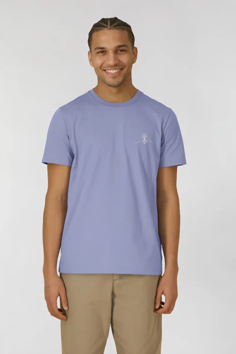 Camiseta algodón orgánico - Lavanda - Imagen 6
