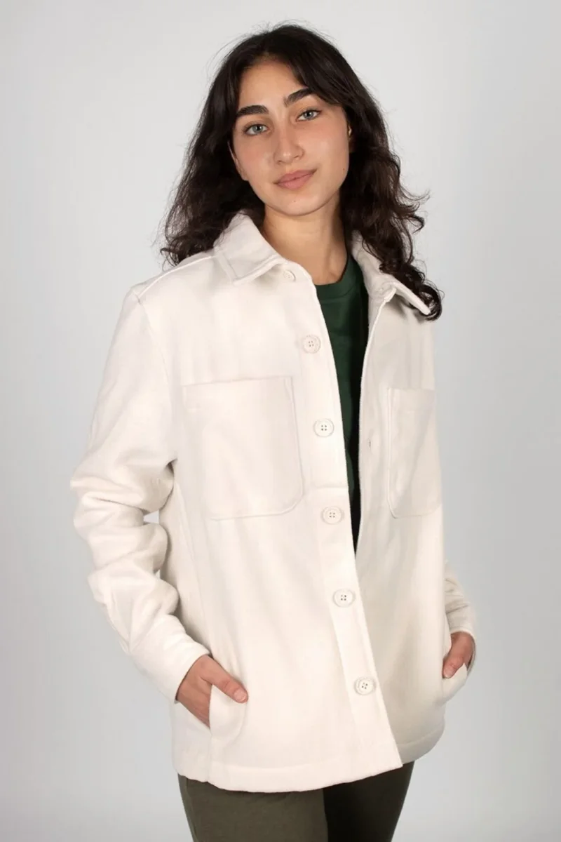 Chaqueta materiales reciclados - Natural - Imagen 5