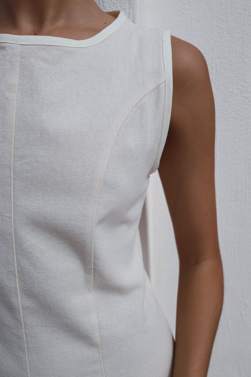 Vestido Cinqueterre Crudo - Imagen 5