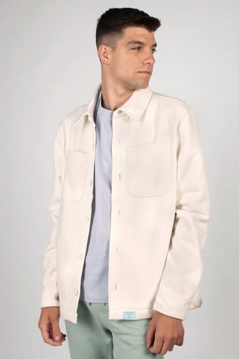 Chaqueta materiales reciclados - Natural