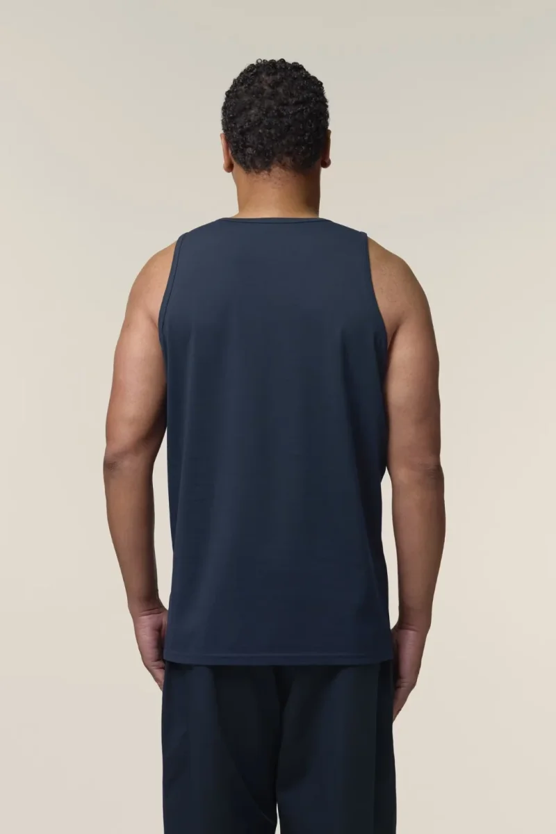 Camiseta tirantes orgánica - Azul Marino - Imagen 3