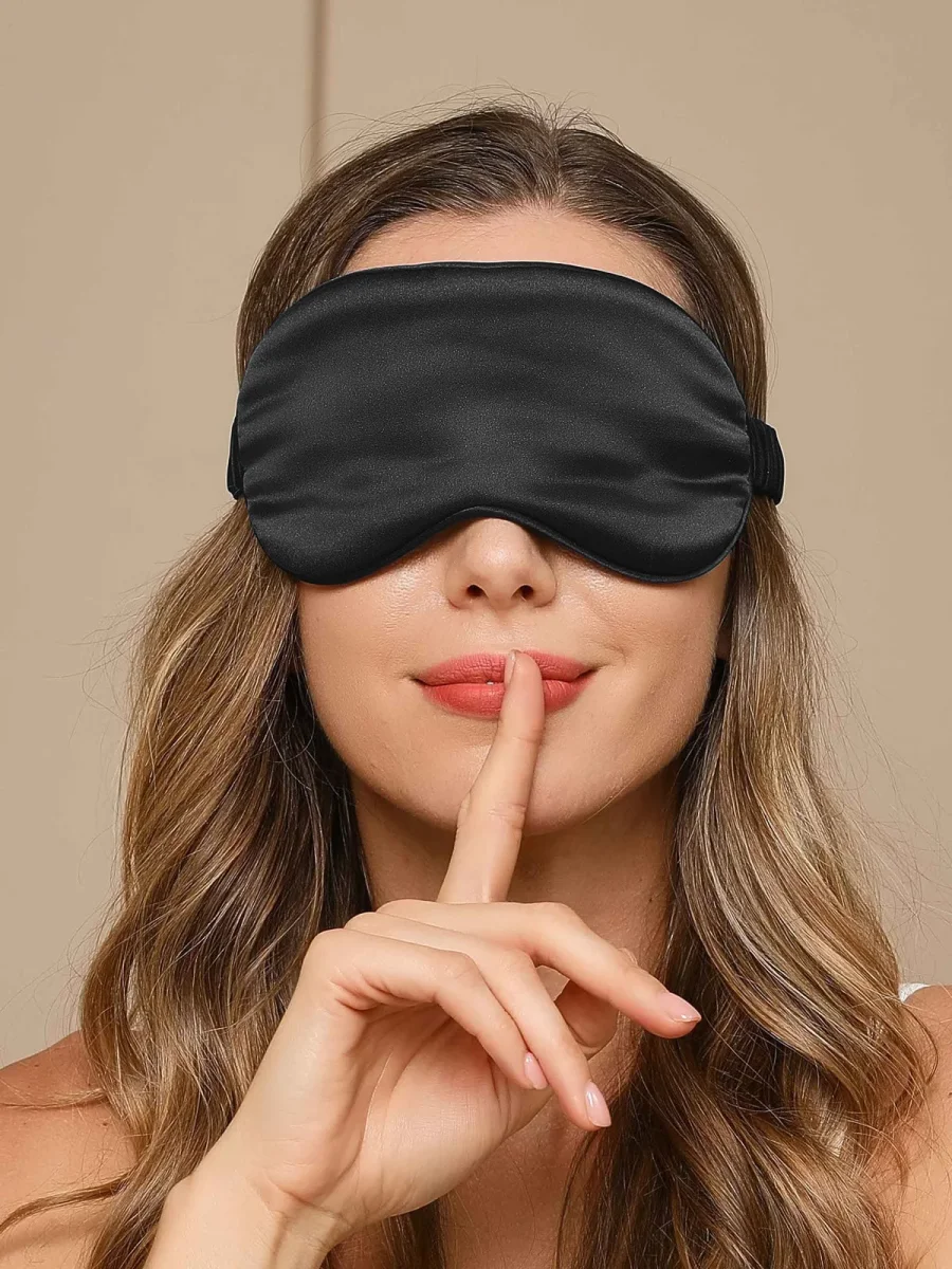 Antifaz para Dormir de Seda Pura con Banda Elástica - Imagen 8