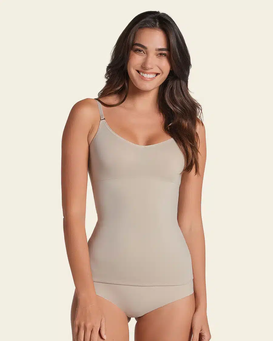 Camiseta de Compresión para Mujer Control de Abdomen y Estilo Irresistible 15824