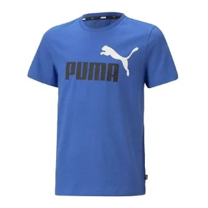 Camiseta infantil Puma ESS +2 COL LOGO TEE (2 COLORES)