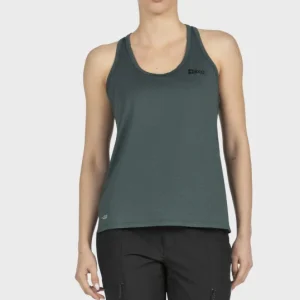 CAMISETA +8000 MUJER TIKA VERDE OSCURO